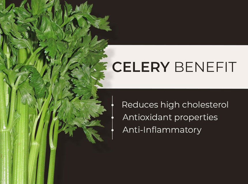 What are the 6 benefits of eating celery?