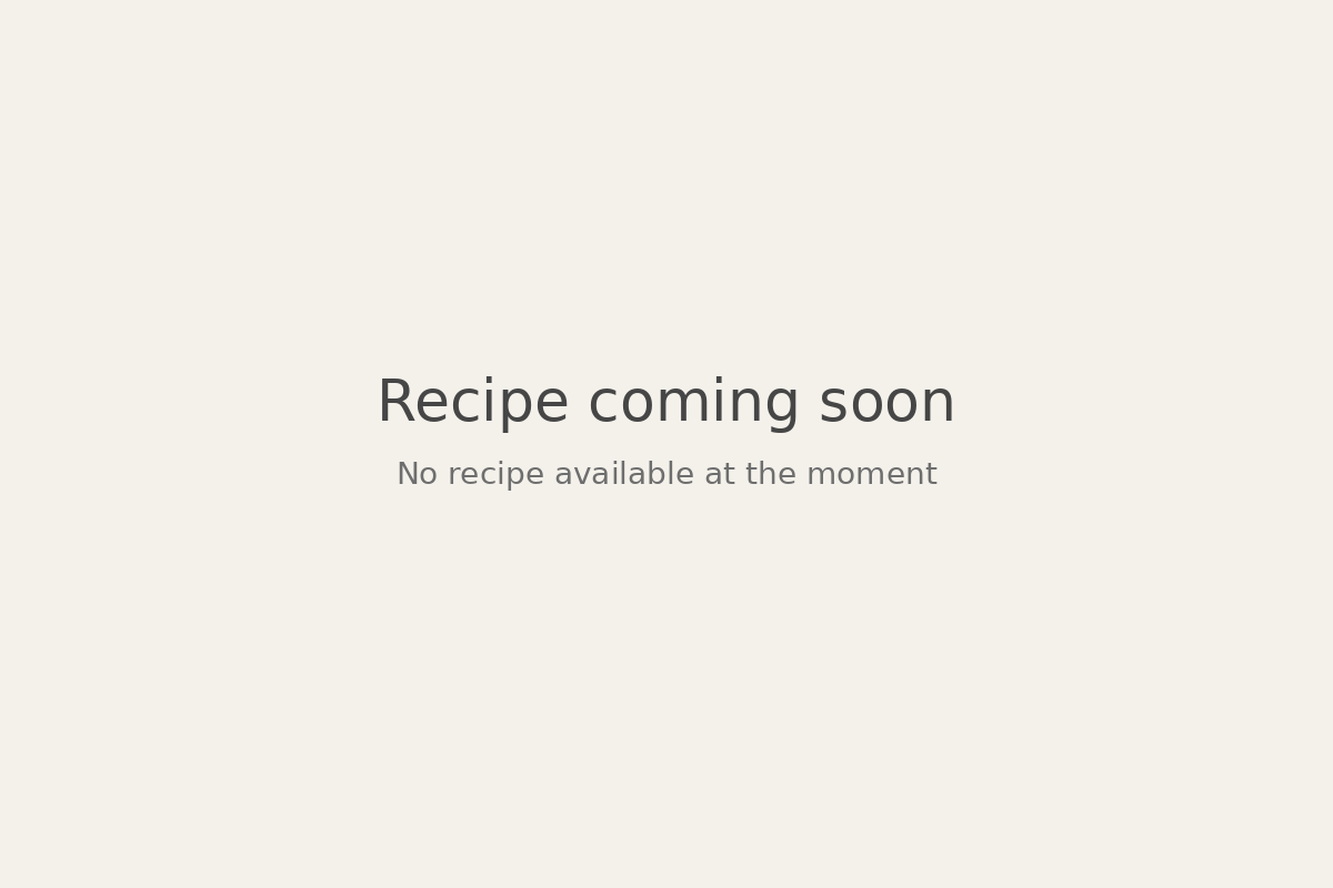 Recipe coming soon